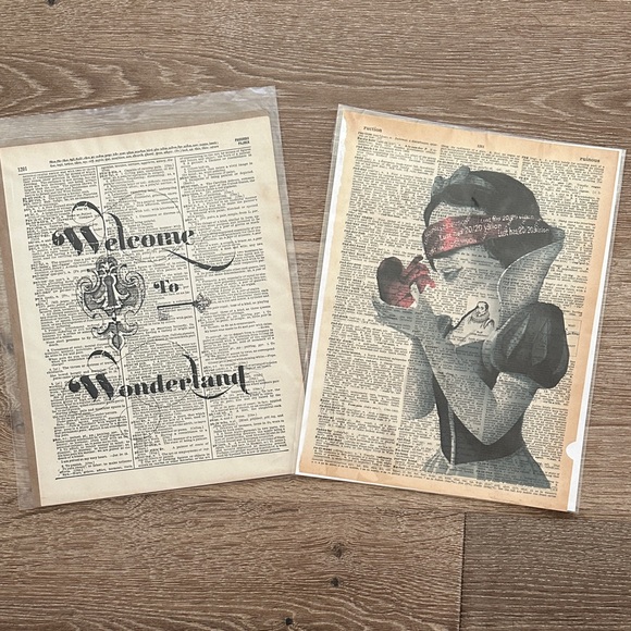 Vintage Wonderland Art Print Set - Picture 1 of 4